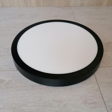 LED panel MPL3030 40W Ø500xH35mm 6500K crni