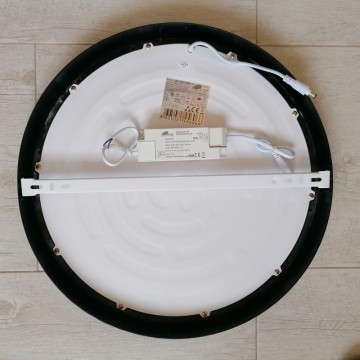 LED panel MPL3030 40W Ø500xH35mm 6500K crni