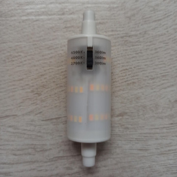 LORENZA 150 CCT crna zidna lampa 1xR7s IP55
