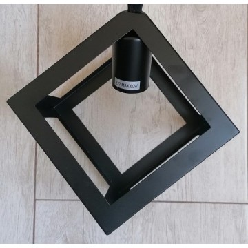 Visilica KOCKA-3P metalna crna