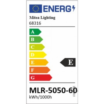 MLR-5050-60-24V RGB LED traka 5m 24V 8W 60d IP20