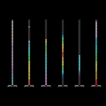 M69-B RGB+IC podna lampa crna 10W LED sa daljinskim