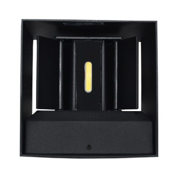 Baštenska zidna LED lampa M954040 10W crna - podesiv ugao osvetljenja