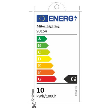Baštenska zidna LED lampa M954040 10W crna - podesiv ugao osvetljenja
