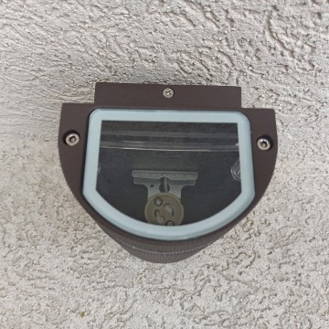 Baštenska zidna lampa 1xGU10 M038 B - braon