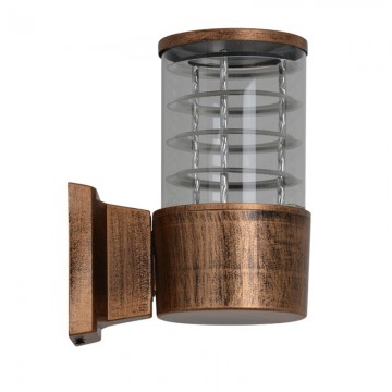 Baštenska zidna lampa 1xE27 ENEA-1 braon