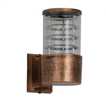 Baštenska zidna lampa 1xE27 ENEA-1 braon