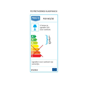 Prenosni LED reflektor na stalku 30W PLR-W3/30