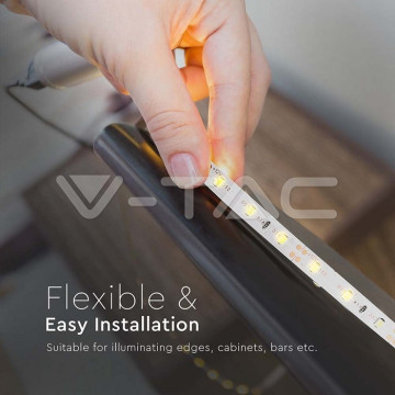 Led traka 5m 2835 60d IP20 3000K V-TAC