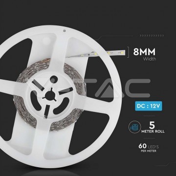 Led traka 5m 2835 60d IP20 6500K V-TAC