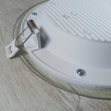 LED panel ugradni 15W CLARA-15 HL689LG 6400K stakleni