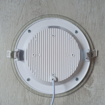 LED panel ugradni 15W CLARA-15 HL689LG 6400K stakleni