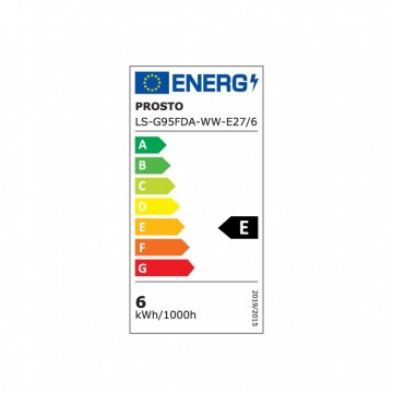 LED sijalica E27 G95 6W dimabilna 2200K Prosto