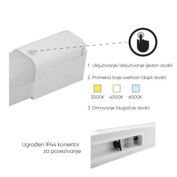LED strela sa utičnicom 15W LCN-K7U-60/CCT