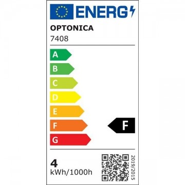 Baštenska zidna LED lampa 4W 3000K bela 7408 Optonica