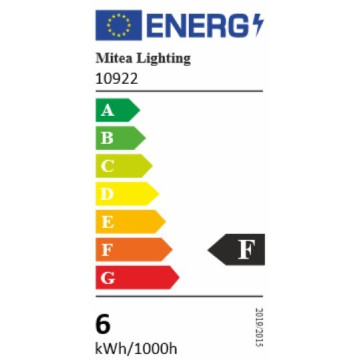 LED visilica M10922-1 B 6W 3000K crna