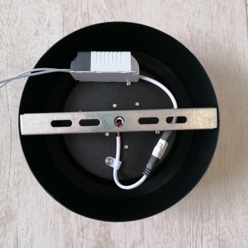 Nadgradna LED svetiljka Sandra 15W 4200K crna