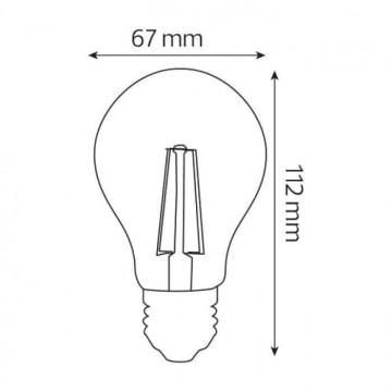 LED sijalica E27 10W FILAMENT GLOBE-10 2700K