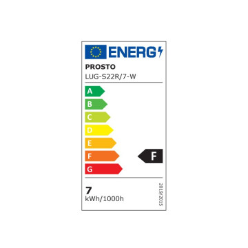 LED rozetna 7W 6400K bela LUG-S22R/7-W