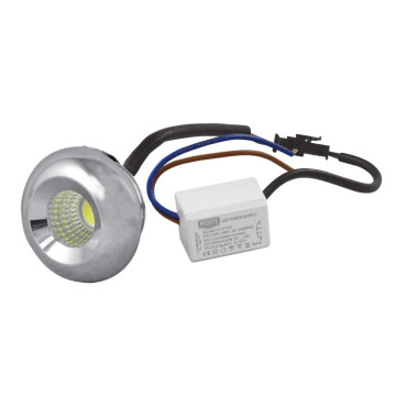 LED rozetna 3W 6000K hrom LUG-3320/CH-3/W