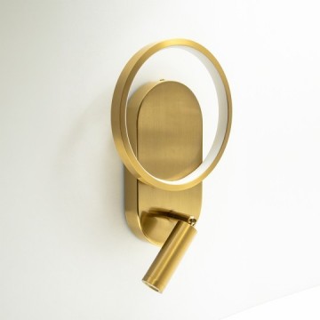 LED zidna lampa M10915-1Z BR 7+5W 3000K staro zlato