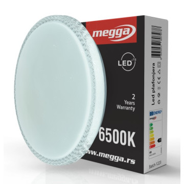 LED plafonjera fi40cm 24W 6500K  JAWA-S bela