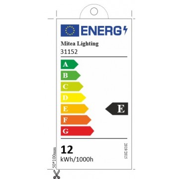 LED zidna lampa za slike i ogledala NORTES AD-OM-6208L4/B 12W 4000K crna