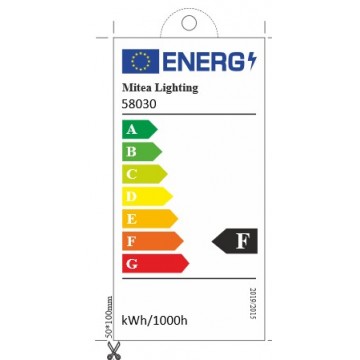 LED visilica/plafonska lampa dužine 120cm OFFICE M109051 24W 4000K crna