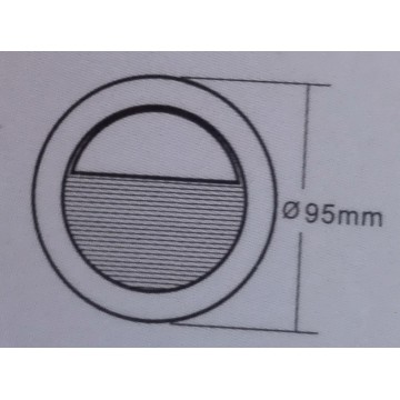 Spoljna nadgradna SMD LED lampa M953023-1 3W 4000K crna