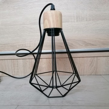 Visilica vintage LAMBA-3L metal+drvo