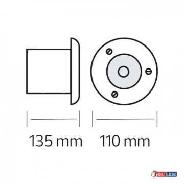 Ugradna spoljna lampa 1xGU10 AWAX IP67