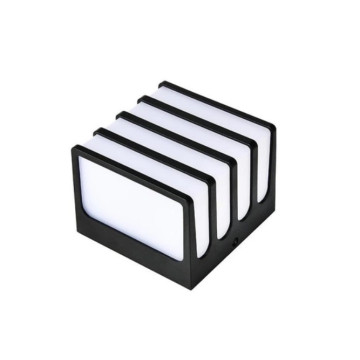 Baštenska zidna LED lampa CUBE-G 8W 4200K