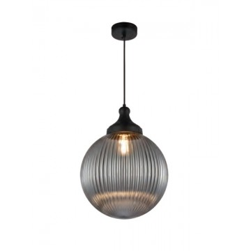 Visilica 1xE27 GLOBAL-X staklena titanium