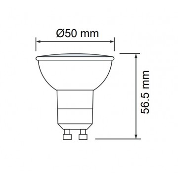 LED sijalica PLUS-10 GU10 10W 3000K