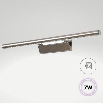 LED lampa za slike i ogledala 7W 6500K AVERY sa prekidačem hrom
