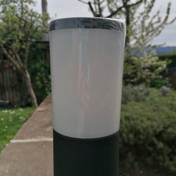 Baštenska stubna lampa AMELIA 800 1xE27 IP55 crna