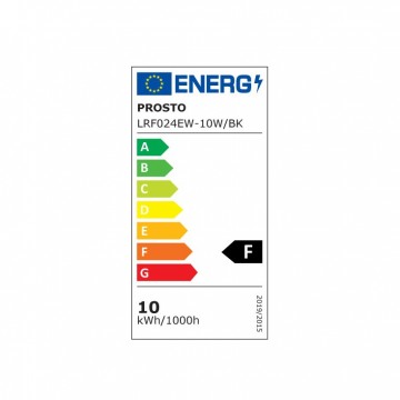 LED reflektor 10W LRF024EW-10W/BK 6500K