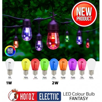 LED sijalica E27 2W FANTASY GREEN