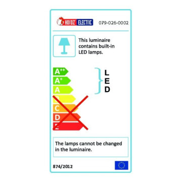 Ugradna LED lampa sa mikrotalasnim senzorom DIAMOND 2W 4200K siva