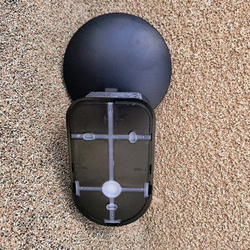 Baštenska zidna LED lampa sa IR senzorom pokreta M272-94-S 15W 6000K IP65 crna