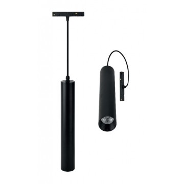 Magnetna led šinska visilica MAGNET-P1 20W 4200K crna