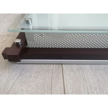 Drvena plafonjera 36cmx36cm 2xE27 234-2 tamno drvo