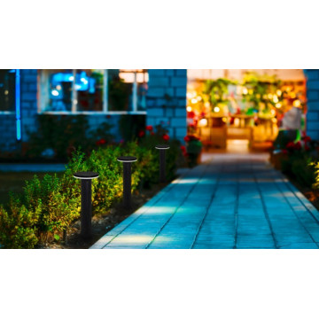 Baštenska stubna LED lampa DEXTER-4 12W 4200K