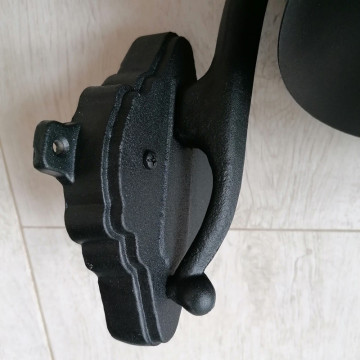 Baštenska zidna lampa 1xE27 VISIBABA-1Z crna