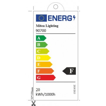 LED plafonjera M205700-W 20W 3000~6500K IP65 bela