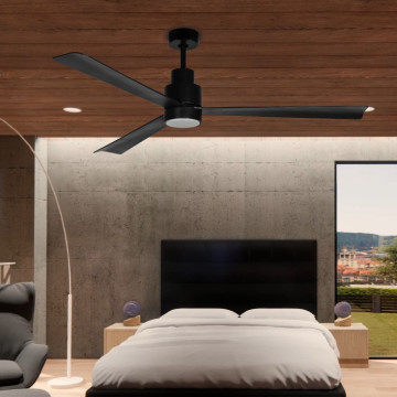 Plafonski ventilator sa LED svetlom 132cm crni CFB036L-3/30