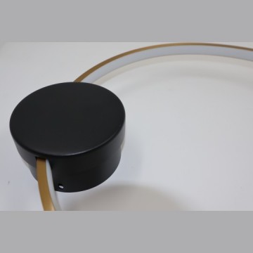 LED luster plafonjera M10913-2 B fi600 25W 3000K crna + staro zlato