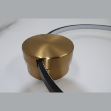 LED luster plafonjera M10913-2 BR fi600 25W 3000K crna + staro zlato