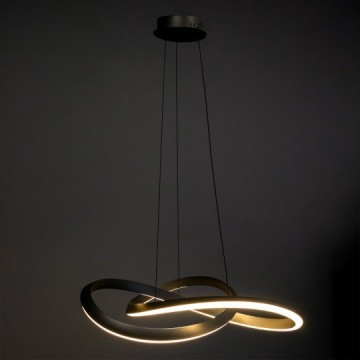 LED visilica prečnika 50cm M10906-1 B 35W 3000K crna