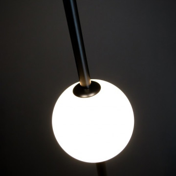 LED visilica M10922-1 B 6W 3000K crna